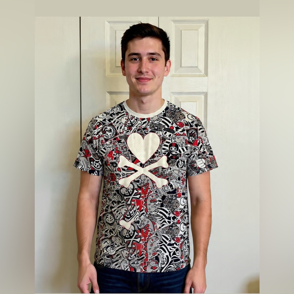 Vintage Anta T-Shirt Tokidoki by Simone Legno Graphic Tee